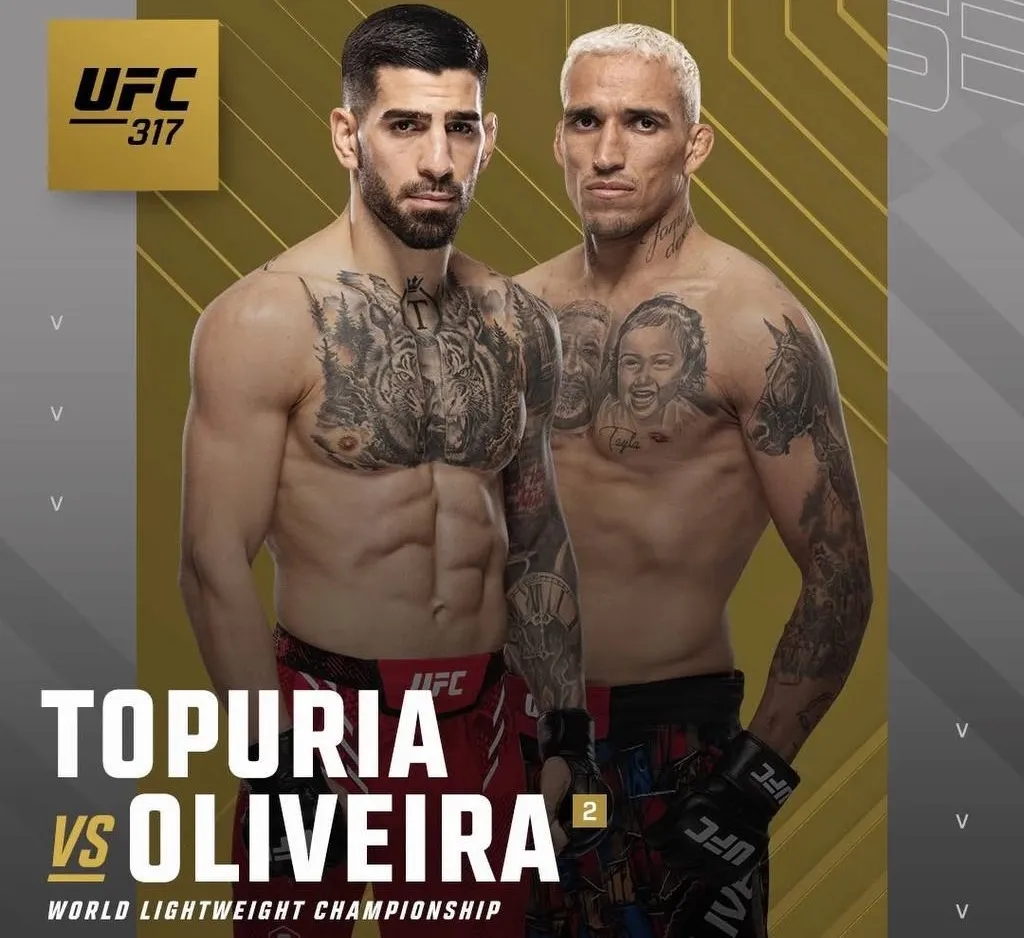 Илия Топурия и Чарльз Оливейра сразятся за чемпионский титул UFC в легком весе