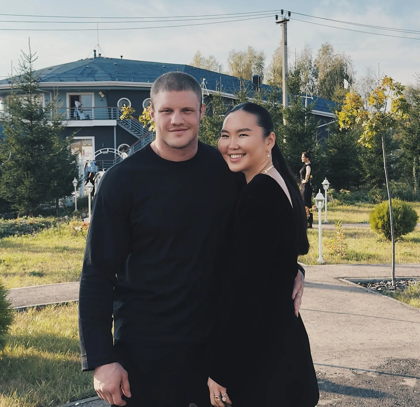 Григорий Пономарев и Дулма Лумбунова