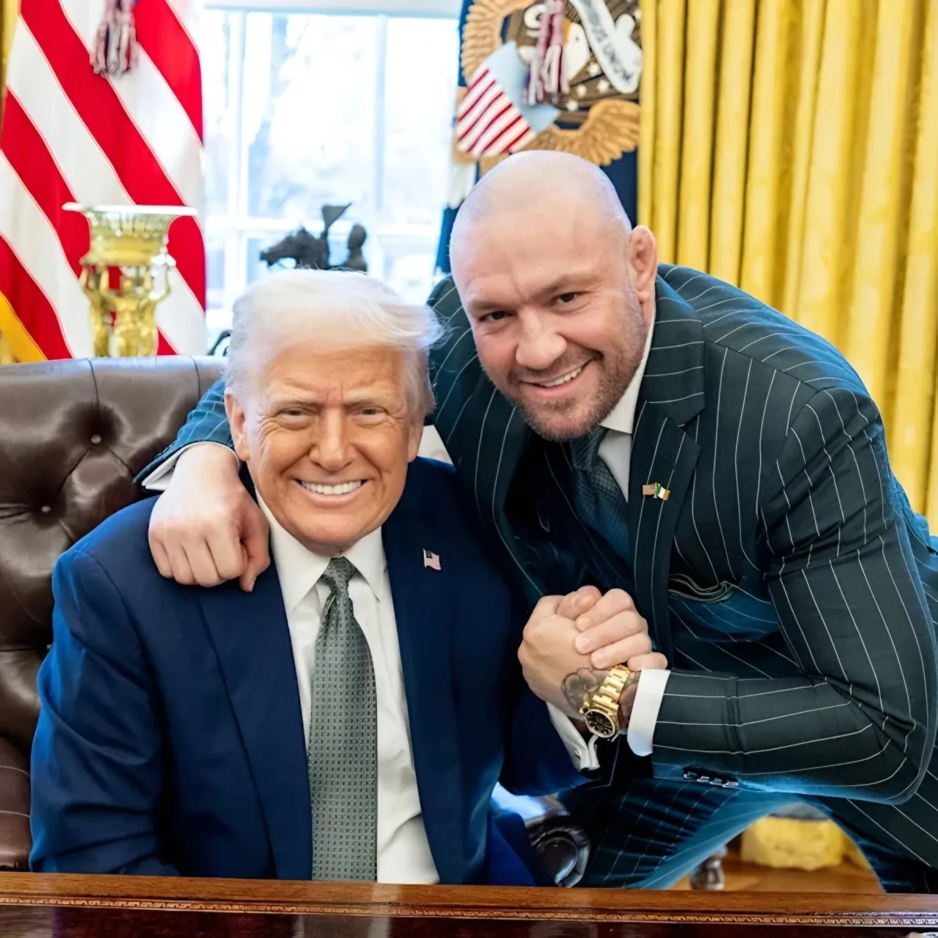 Дональд Трамп и Конор Макгрегор