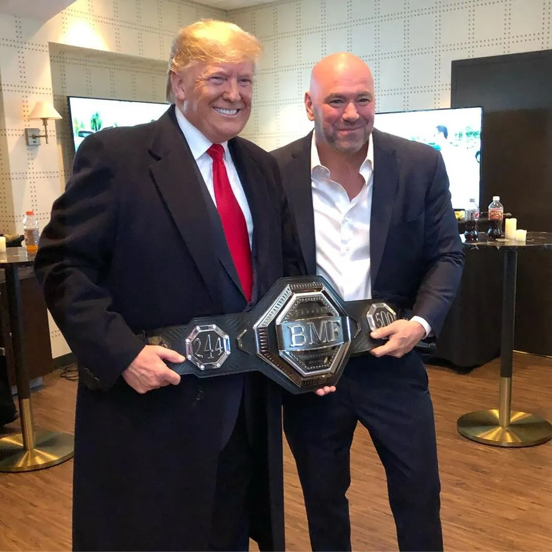 Дональд Трамп и Дана Уайт