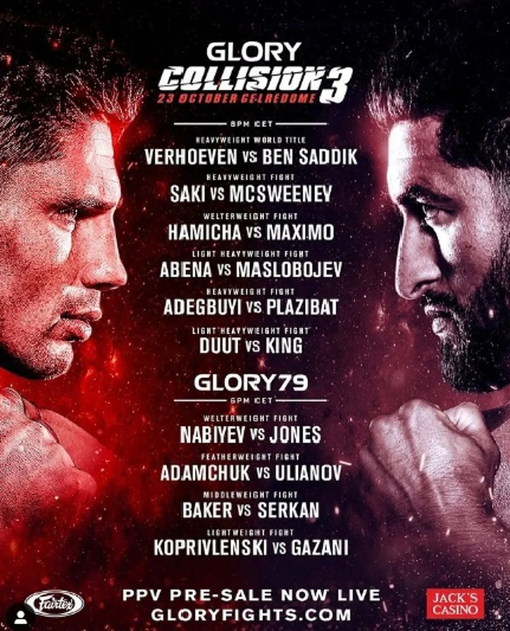 Все участники, кард GLORY 79