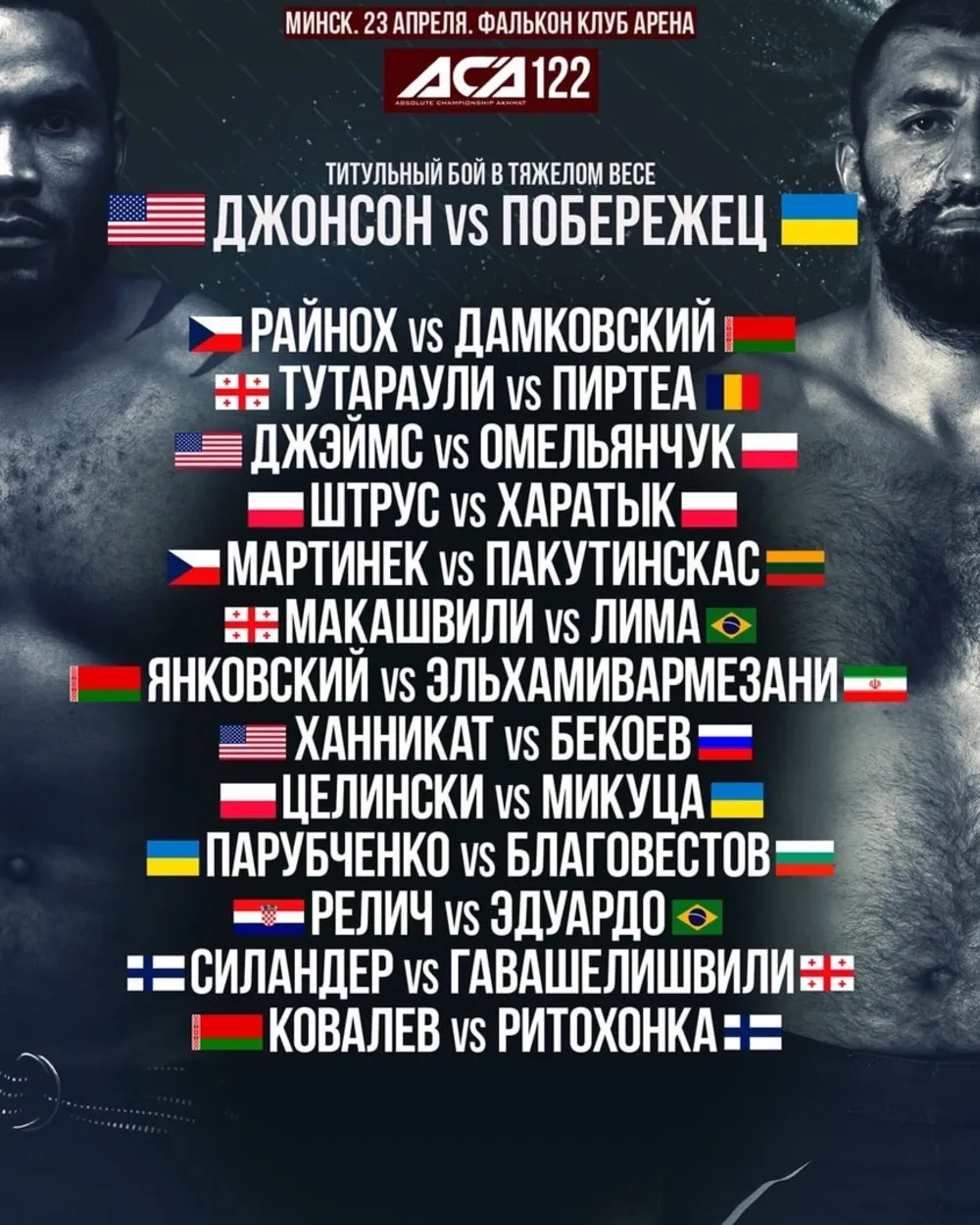 Все участники турнира