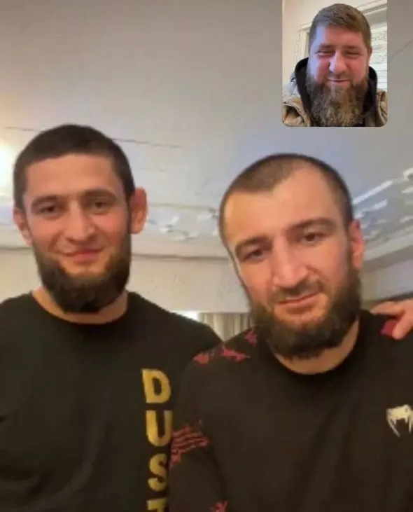 Хамзат Чимаев и Абубакар Нурмагомедов