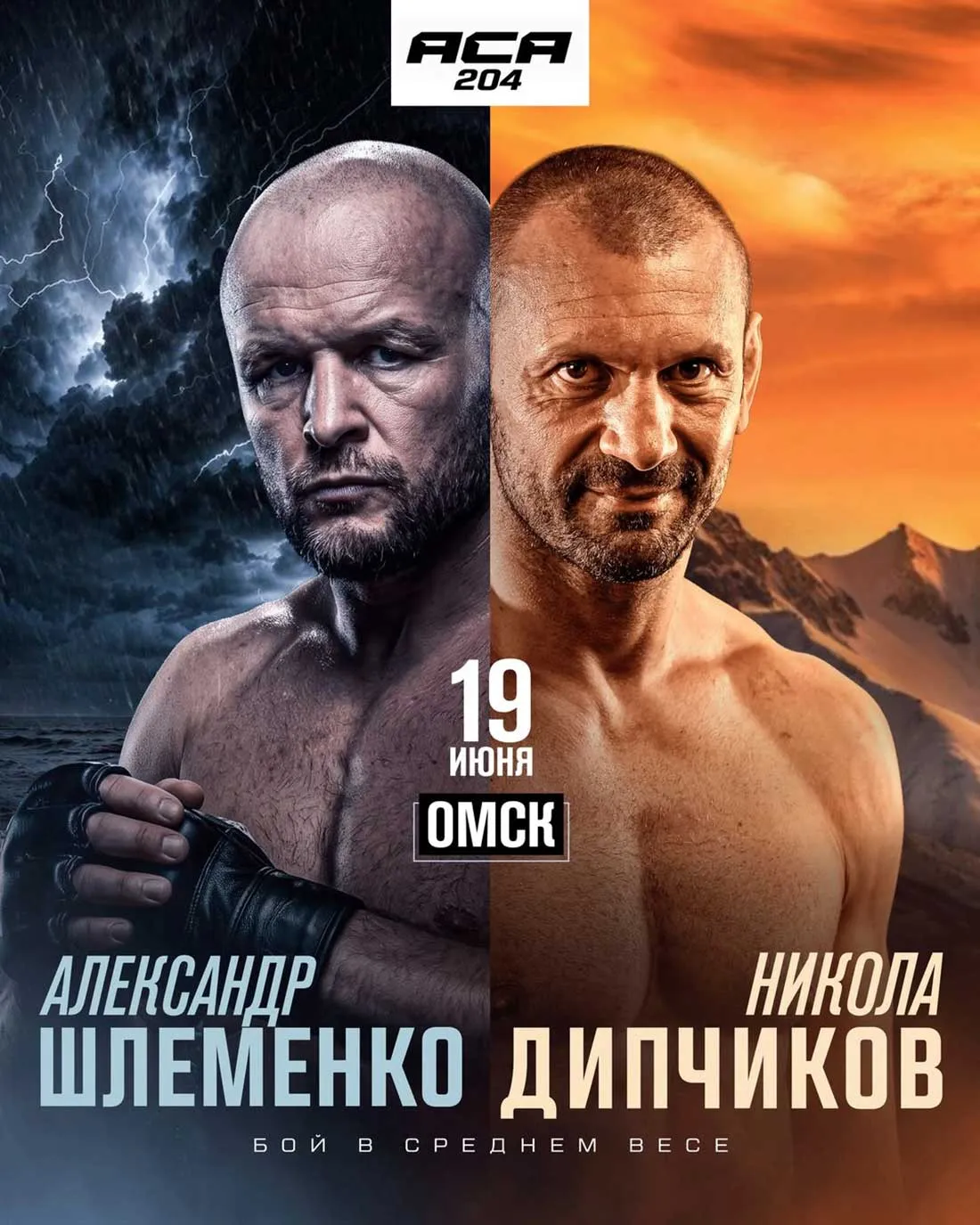 Постер боя Шлеменко – Дипчиков