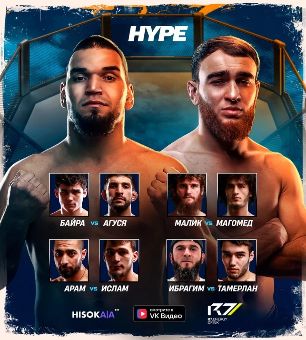 Полный кард турнира Hype FC 13 февраля