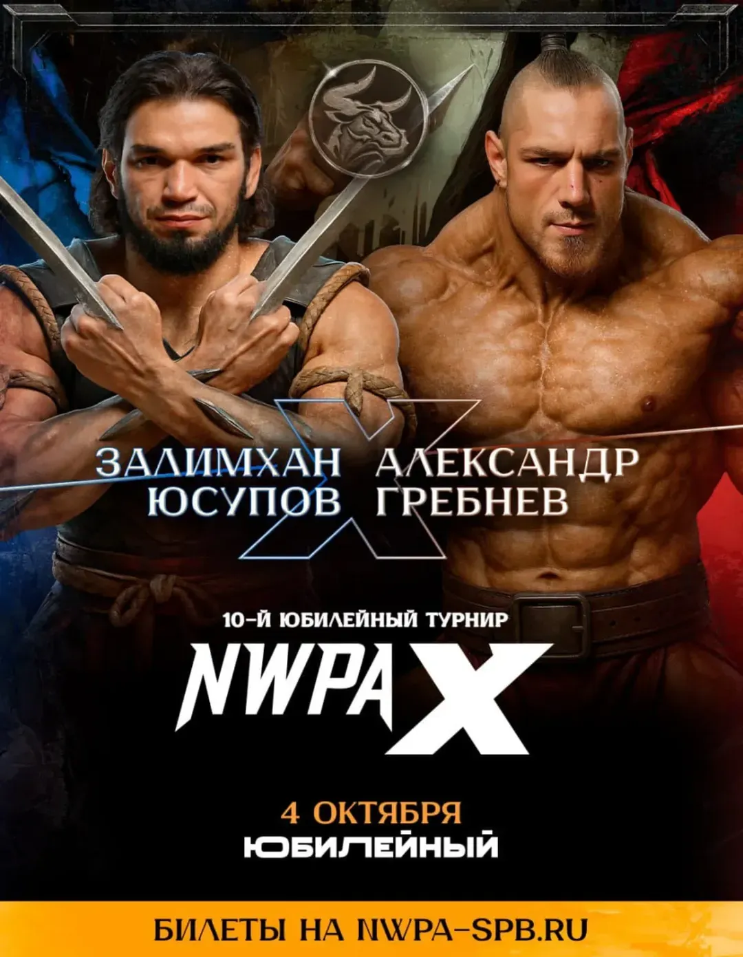 Постер боя Юсупов – Гребнев