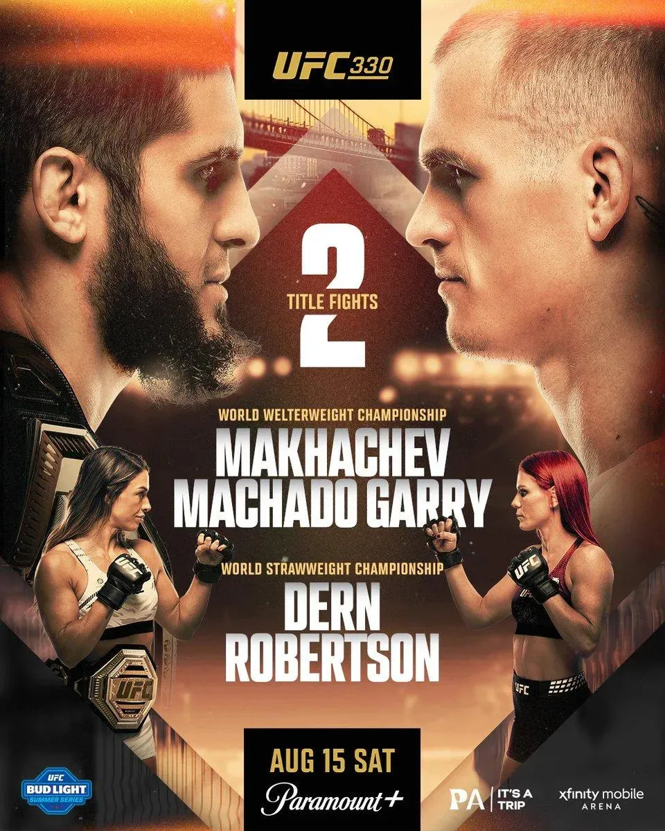 Постер UFC 330