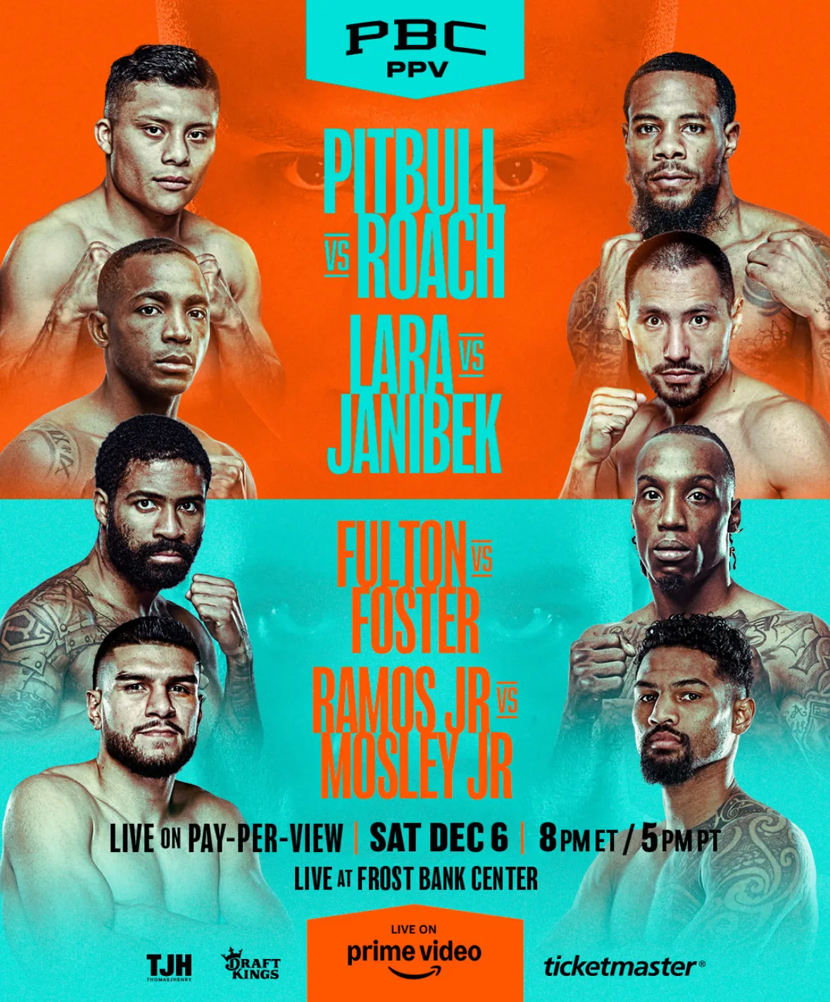 Постер боксерского турнира Premier Boxing Champions