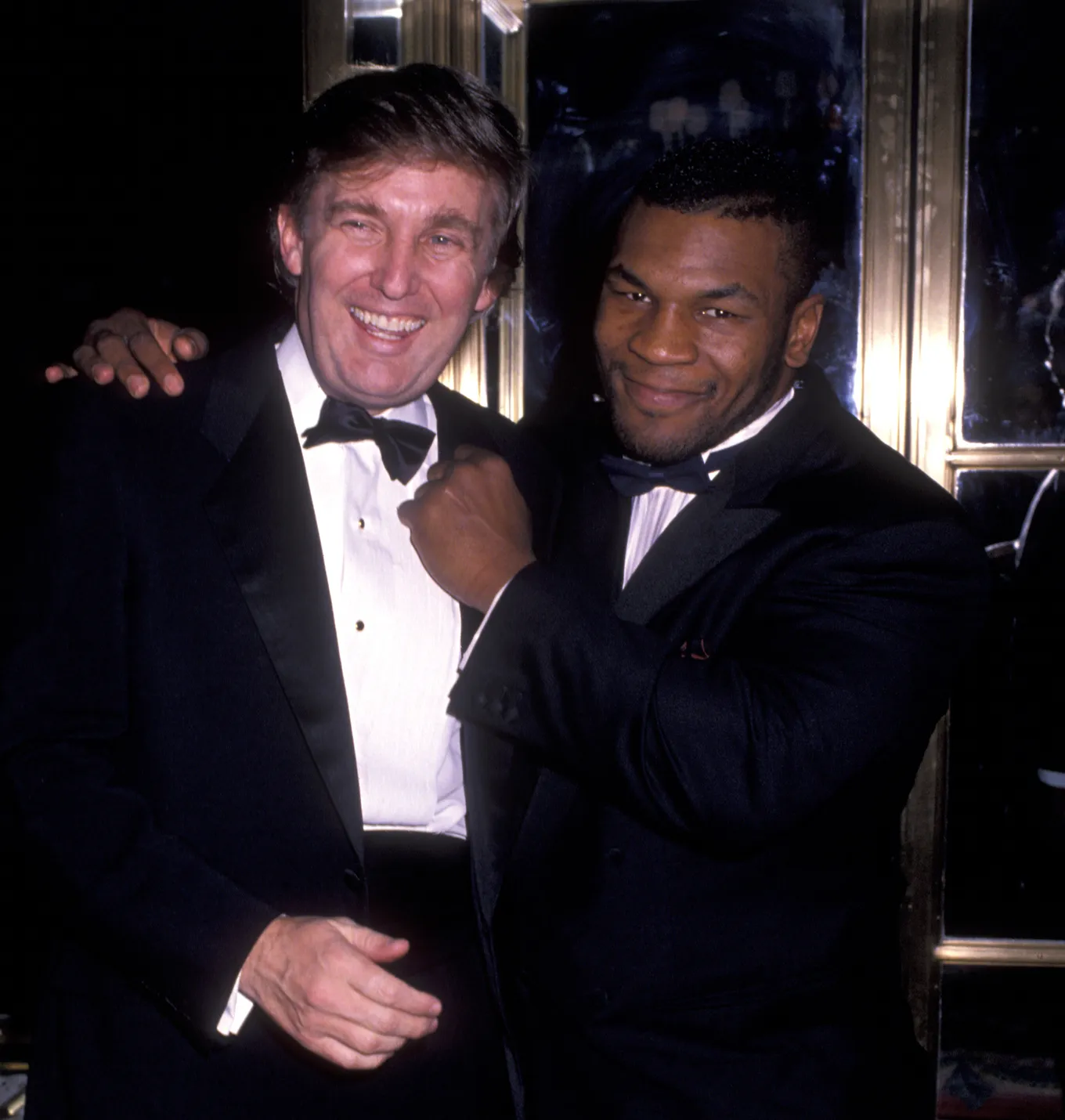 Дональд Трамп и Майк Тайсон