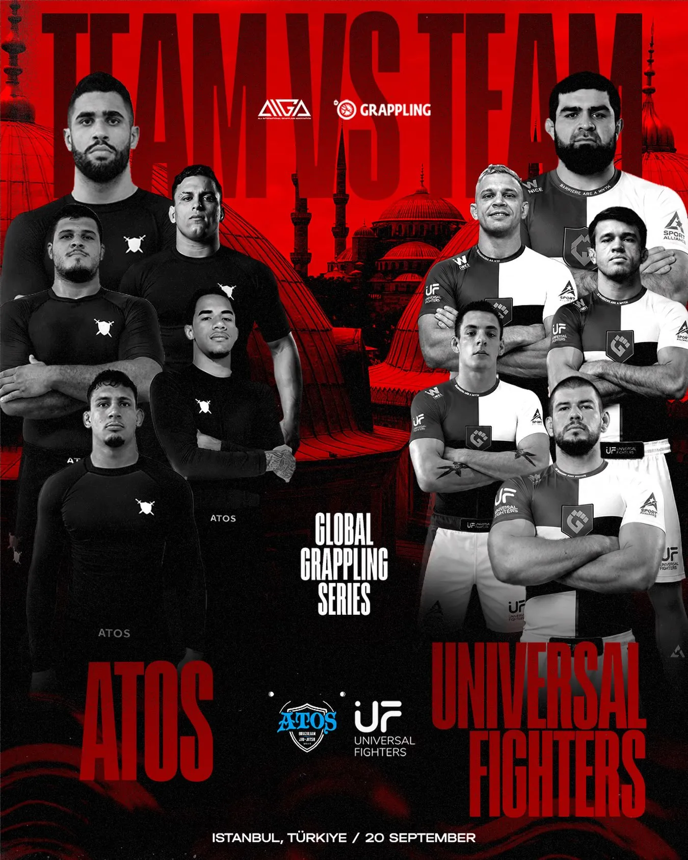 ATOS JJ HQ (США) vs UNIVERSAL FIGHTERS / FSA (Россия)
