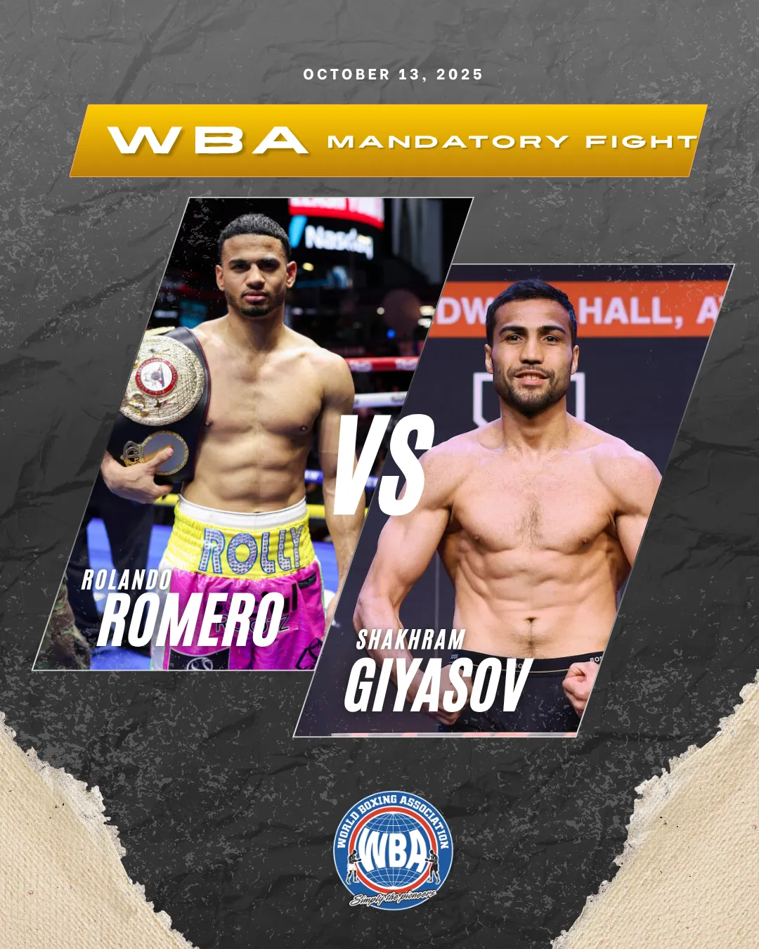 WBA Orders Romero vs. Giyasov