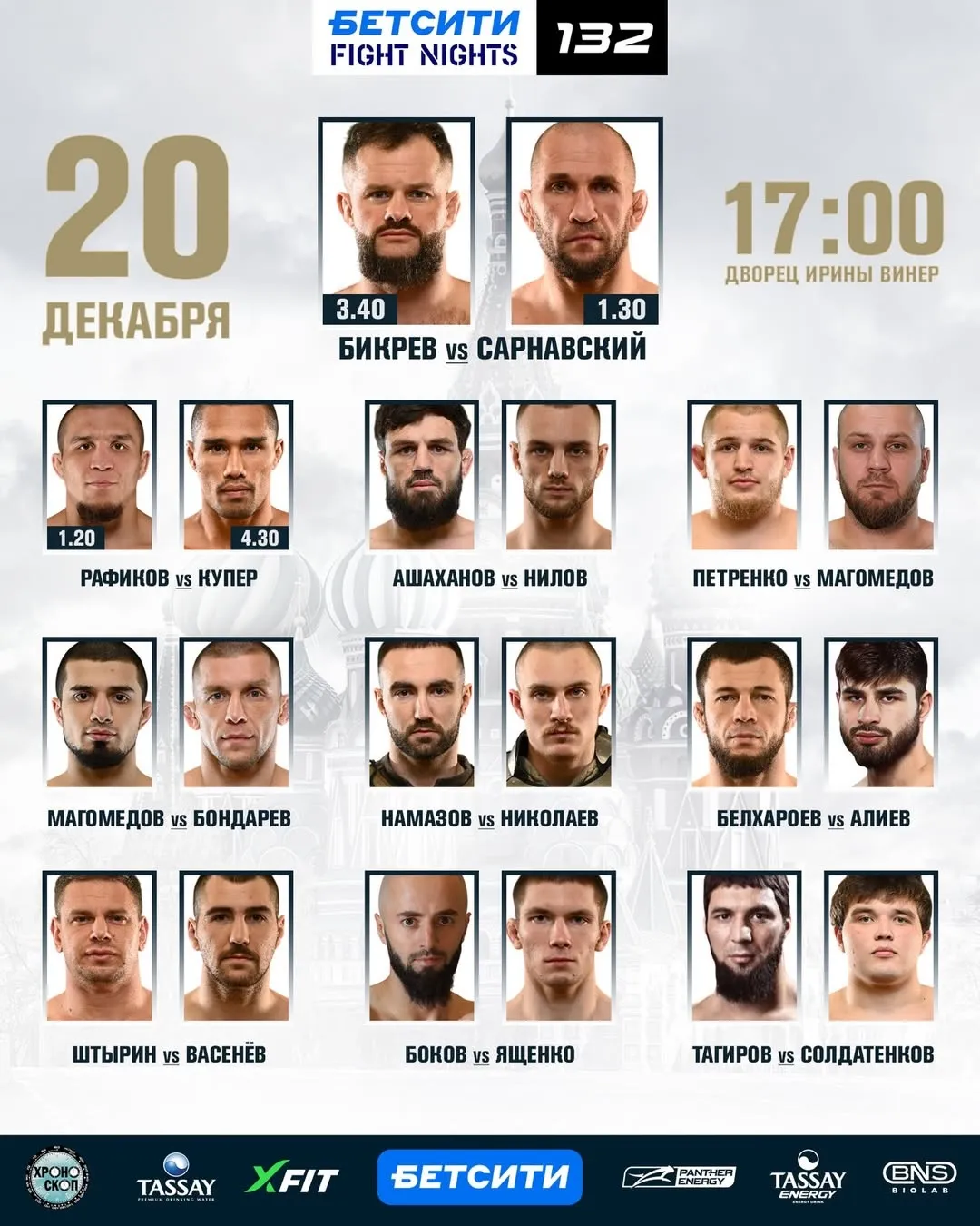 БЕТСИТИ Fight Nights 132