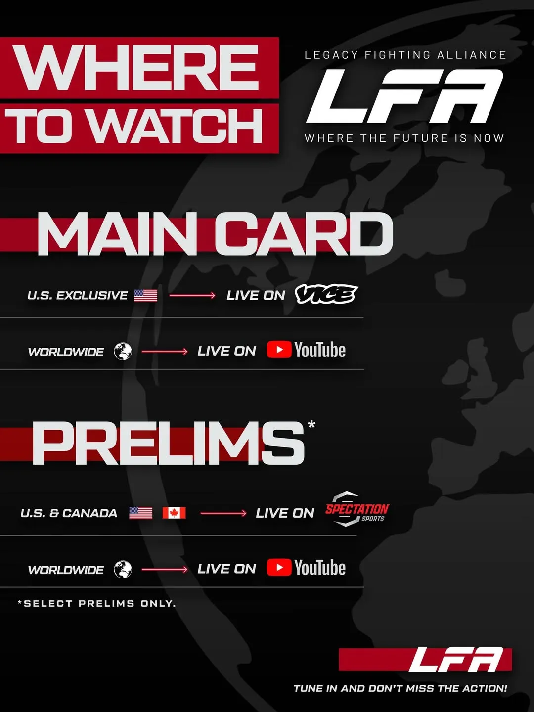 Где смотреть LFA