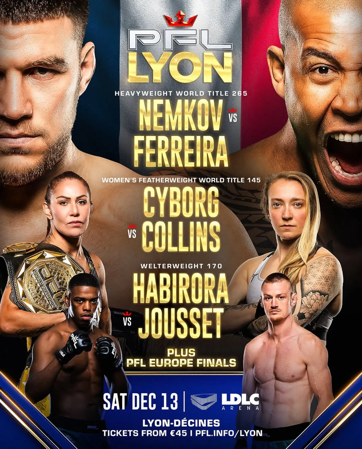 Постер турнира PFL Europe 4: 2025 Finals