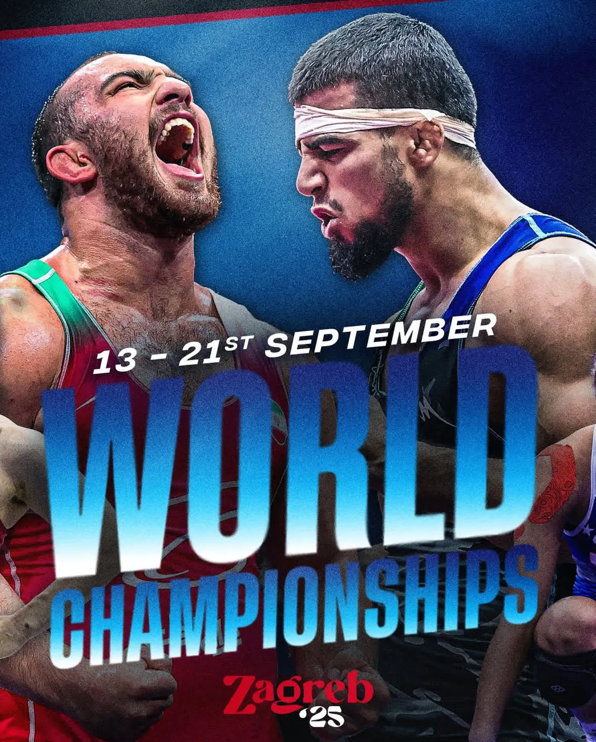 Постер чемпионата мира по борьбе