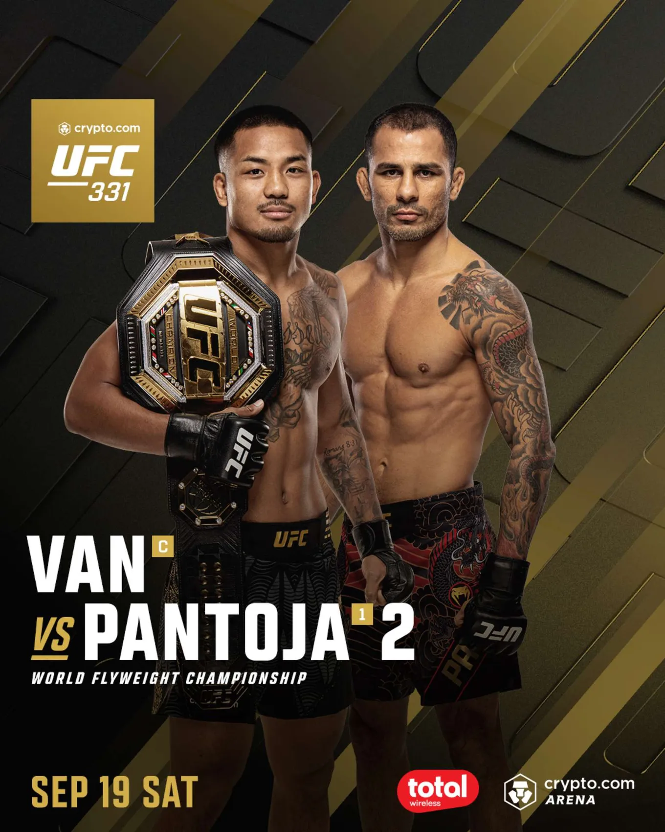 Реванш Вана и Пантожи возглавит турнир UFC 331