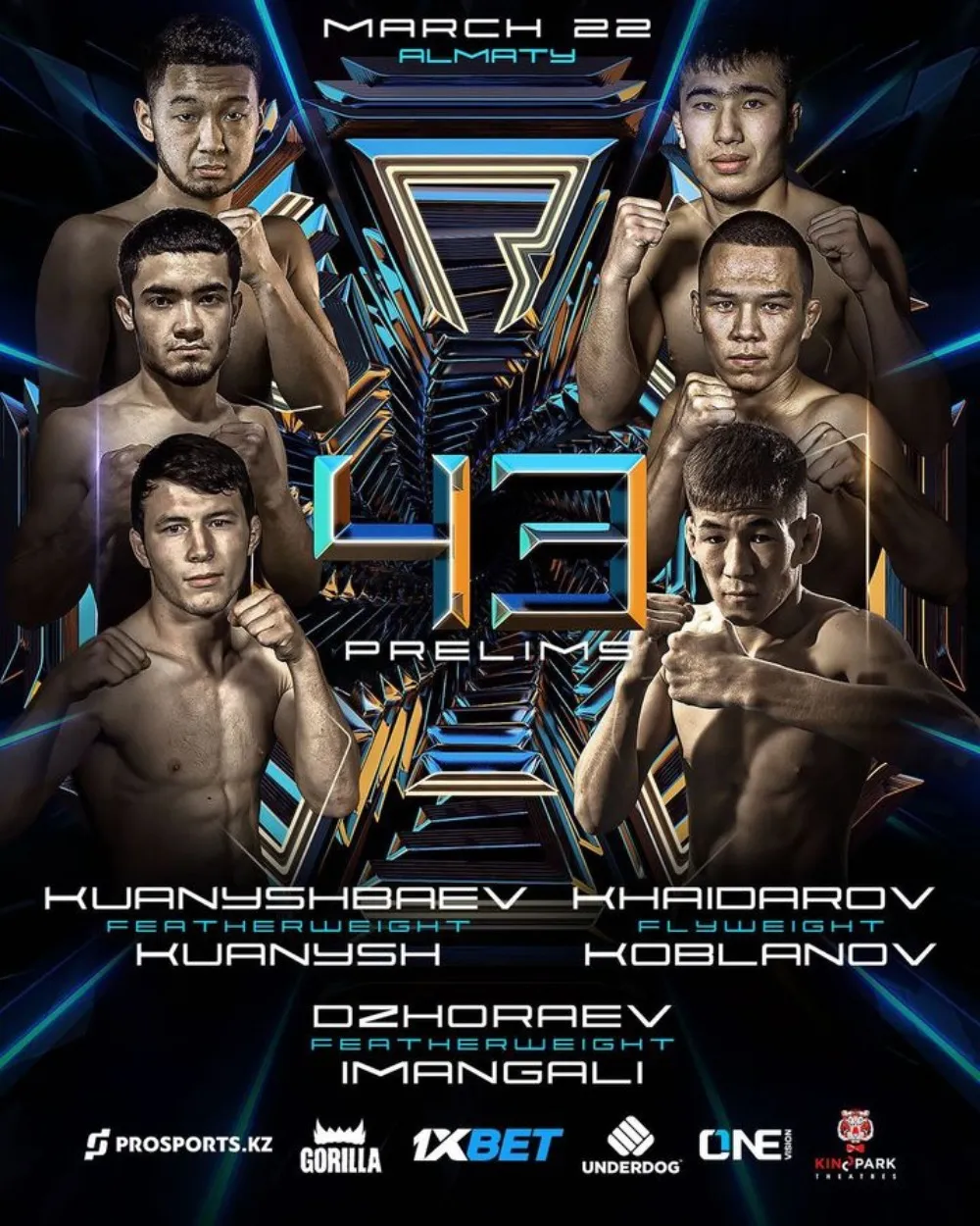Предварительный кард Octagon 43