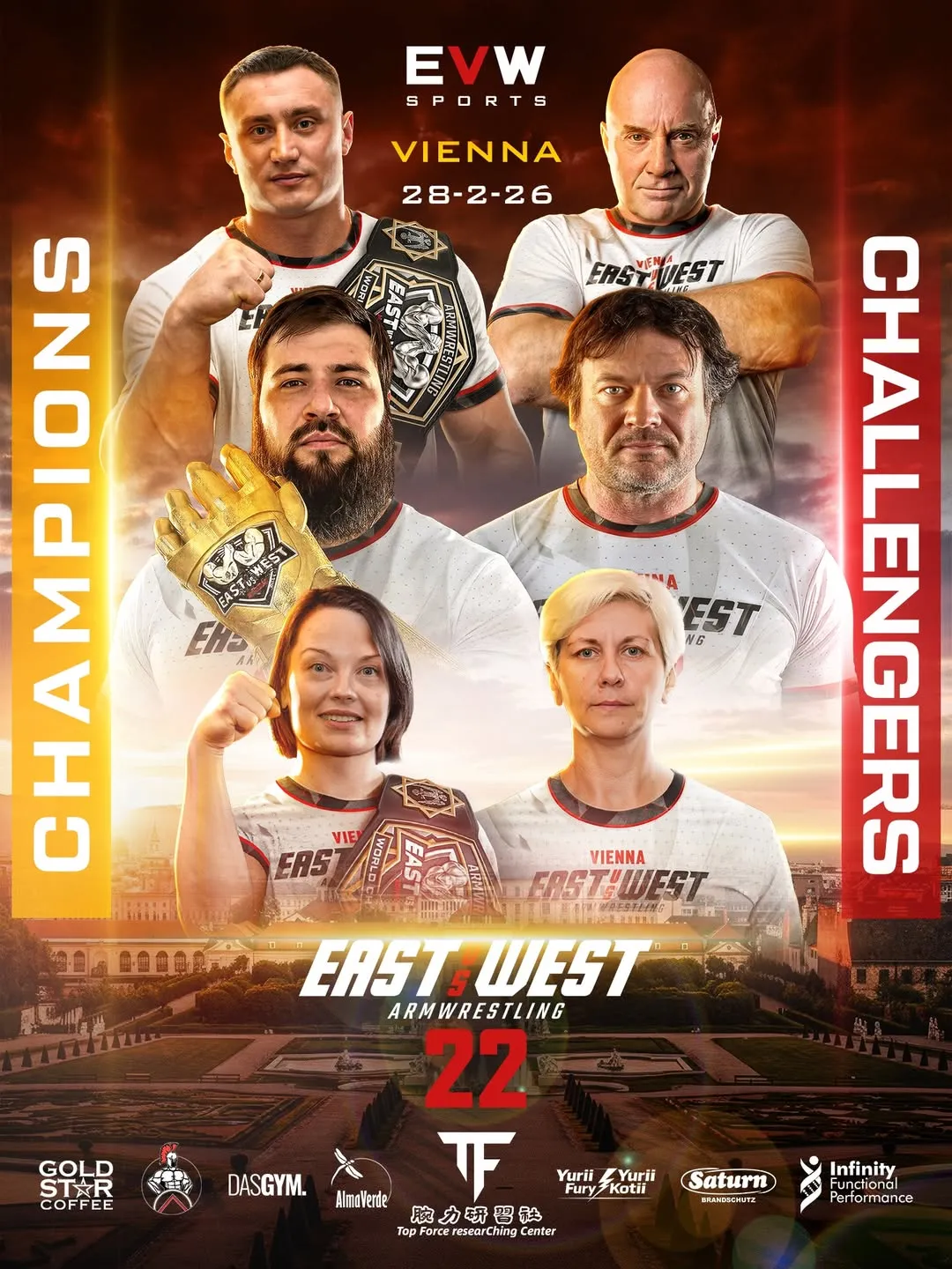 Постер турнира East vs West 22