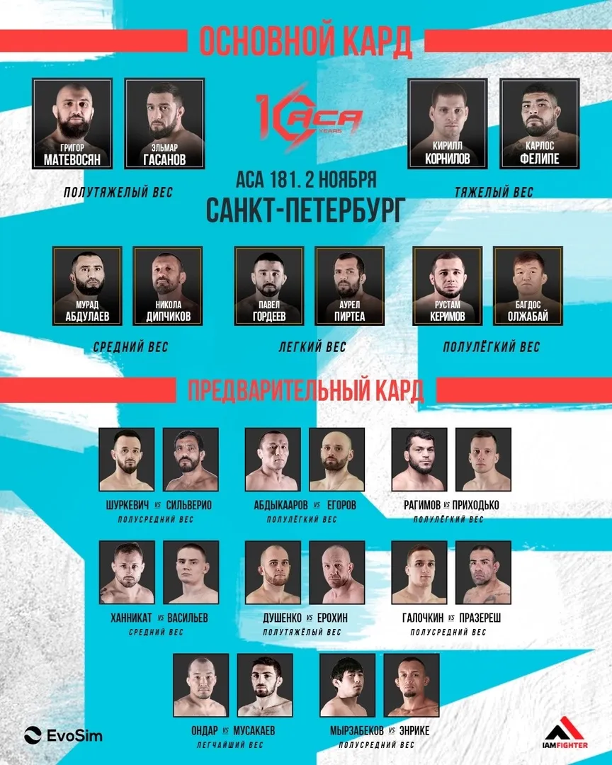 Полный кард ACA 181
