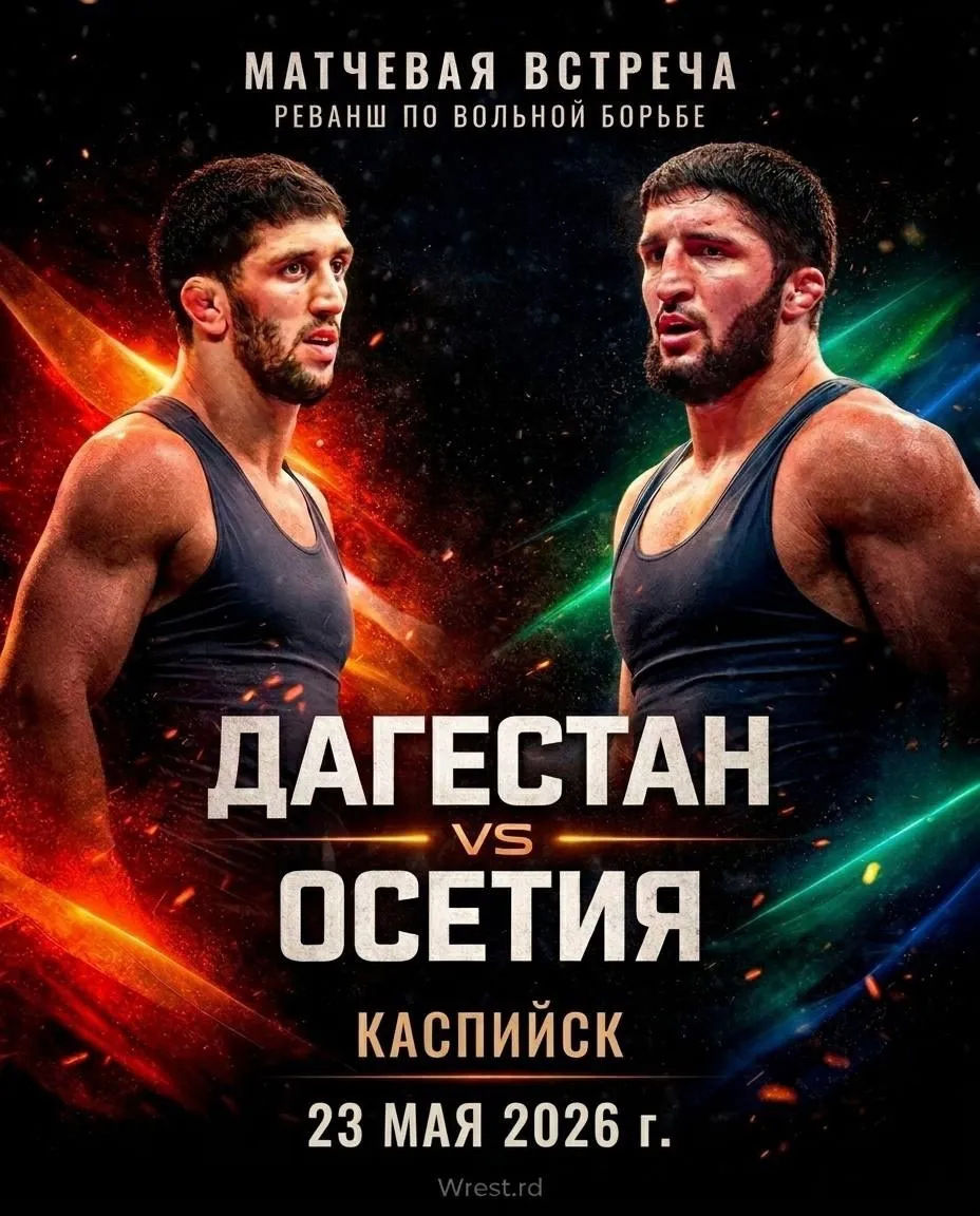Матчевая встреча по борьбе Дагестан – Северная Осетия