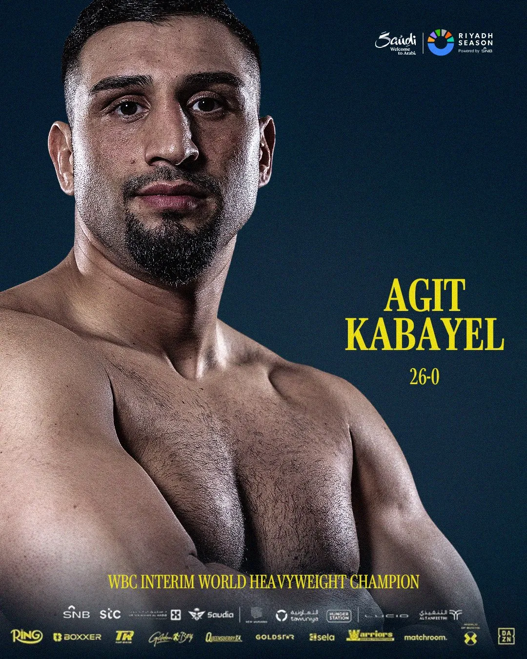 Агит Кабайел стал новым временным чемпионом по версии WBC