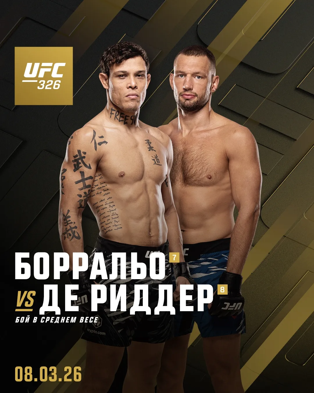 Кайо Борральо – Ренье де Риддер