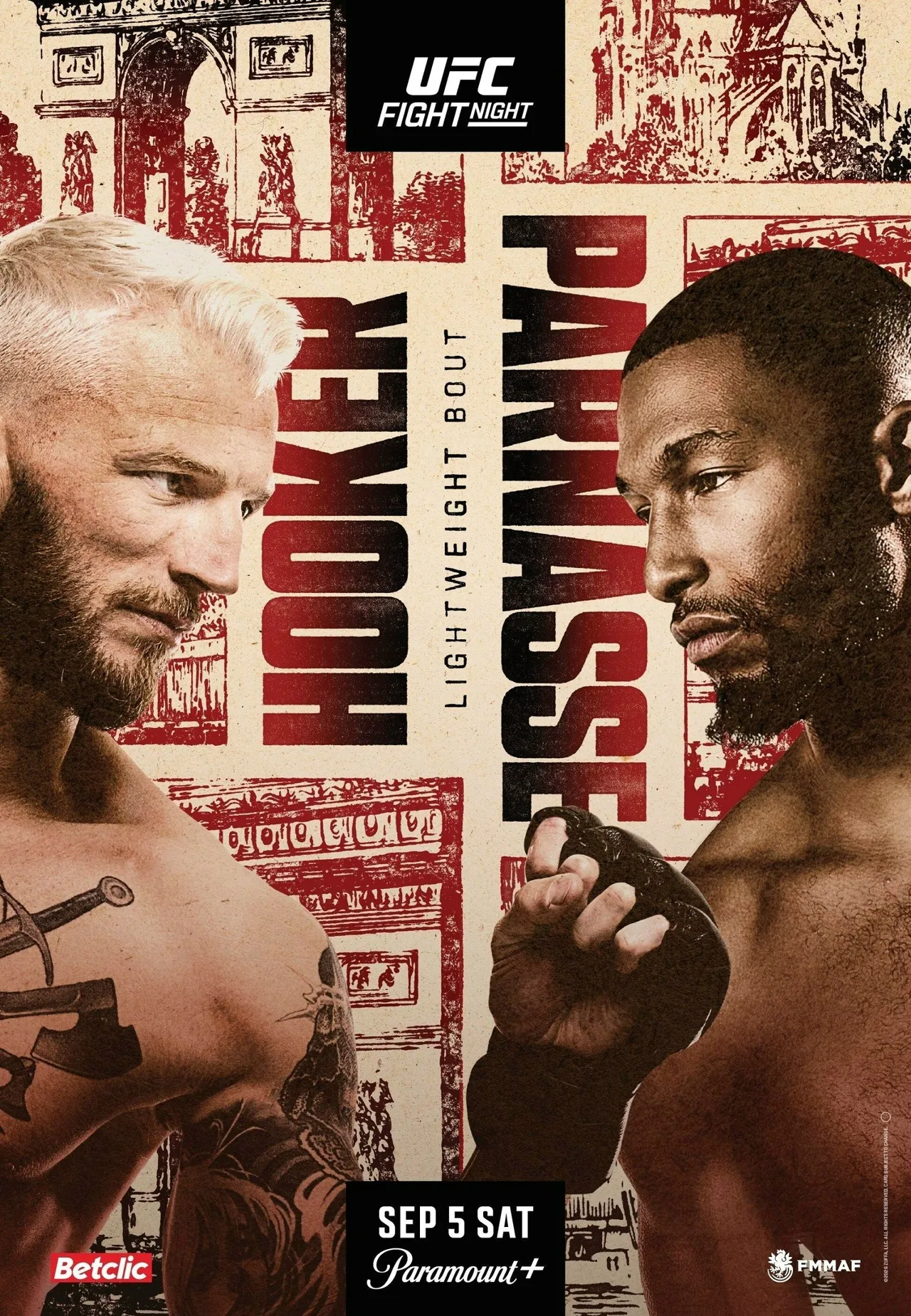 UFC Париж 5 сентября, Дэн Хукер – Саладин Парнасс
