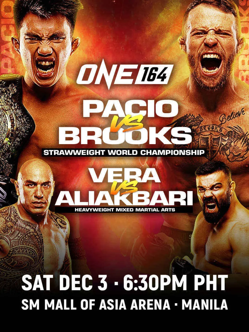 One FC 164 3 декабря