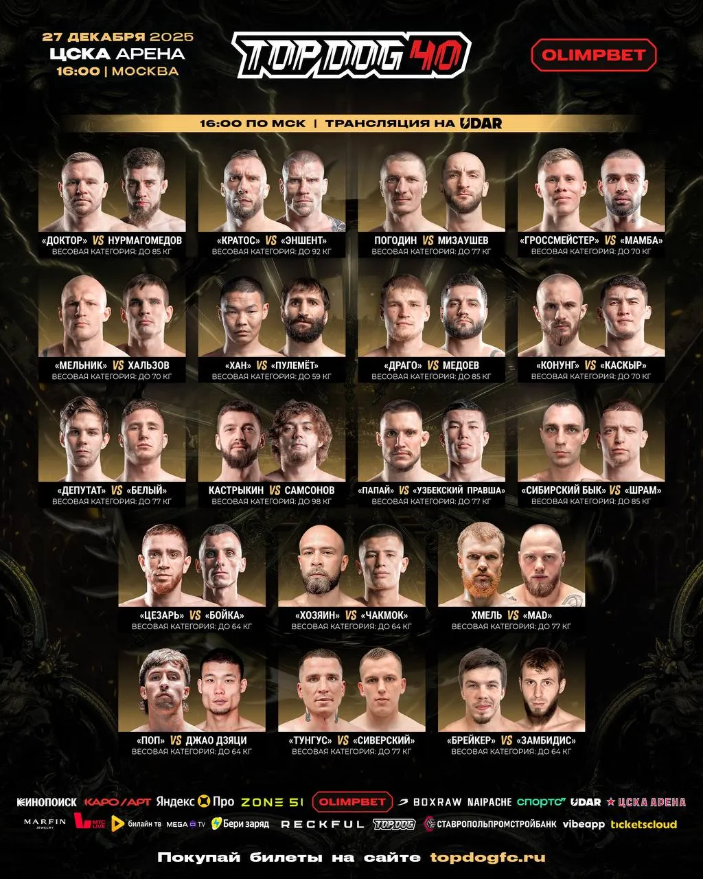 Кард Top Dog 40