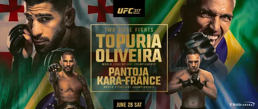 Время начала трансляции основного карда UFC 317 и какие бои пройдут