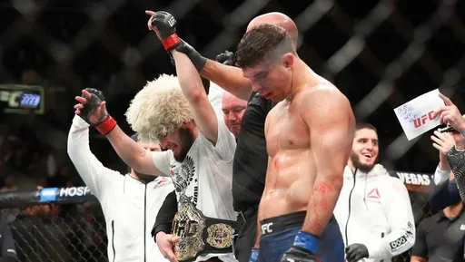 Хабиб Нурмагомедов вспомнил о том, как он завоевал пояс UFC в 2018 году