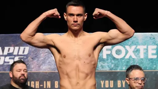 Тим Цзю защитил пояс WBO Global, победив Хогана техническим нокаутом