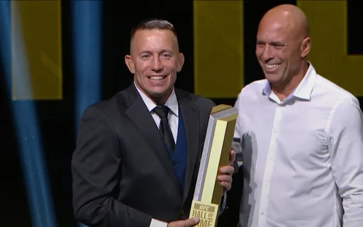 Экс-чемпион UFC в двух весовых категориях Жорж Сен-Пьер введен в Зал славы промоушена