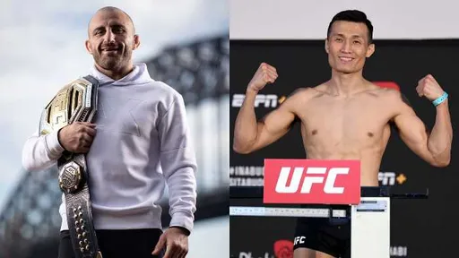 Алекс Волкановски нокаутировал Корейского Зомби в главном бою UFC 273