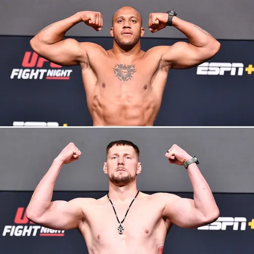 Стали известны результаты взвешивания участников турнира UFC Fight Night 190