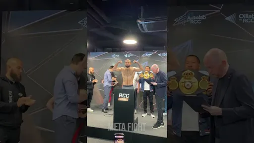 Курбанов и Сосулин провели СТЕРДАУН перед боем на RCC Boxing