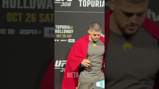 КИПЯЩАЯ АТМОСФЕРА. Битва взглядов Наурдиев – Силва перед боем на UFC 308