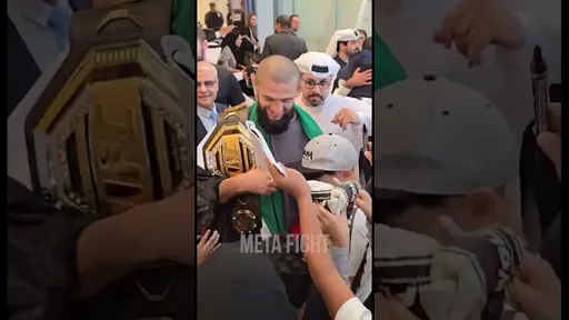Как ЭМИРАТЫ ВСТРЕЧАЮТ Хамзата Чимаева, ЧЕМПИОНА UFC в среднем весе