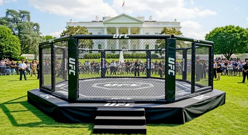 В рамках турнира UFC в Белом доме пройдет всего шесть или семь боев