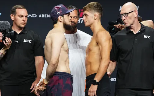 Россиянин Магомед Зайнуков с победы дебютировал в UFC, выиграв у поляка на турнире в Абу-Даби