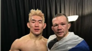 Петр Ян показал совместно фото с Ядонгом после их боя на UFC 299