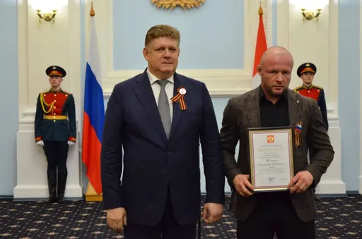 Шлеменко получил награду президента России Путина