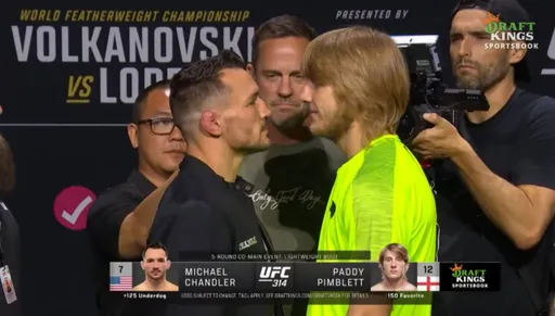 Пимблетт и Чендлер провели дуэль взглядов перед UFC 314