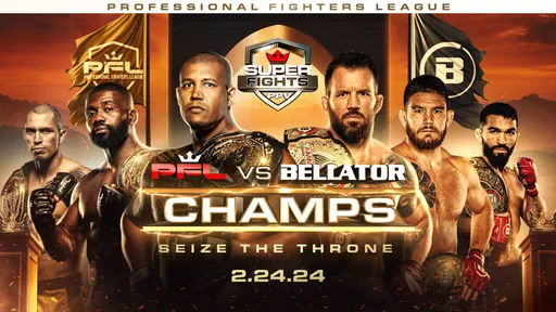 Показали специальный пояс к предстоящему турниру «PFL против Bellator»