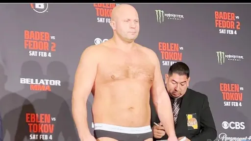 Емельяненко оказался тяжелее Бейдера перед Bellator 290
