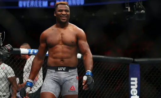 Экс-чемпион UFC Нганну встретился со Шварценеггером