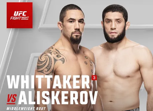 Официально анонсирован бой Алискерова и Уиттакера на турнире UFC в Саудовской Аравии