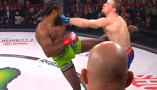 Владимир Токов нокаутировал Лэнса Гибсона на Bellator 293