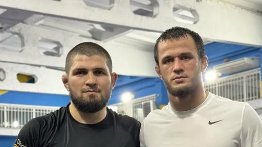 Усман Нурмагомедов показал, что готовится к бою с Шаблием совместно с Хабибом