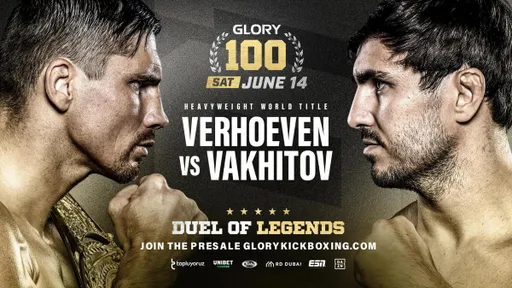 Glory 100: громкое возвращение Вахитова в кикбоксинг, четыре титульных боя, мощные сражения тяжеловесов